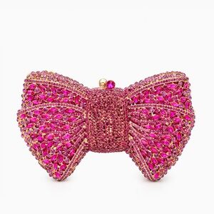 Verano hill ISABELLA CLUTCH BAG in hot pink